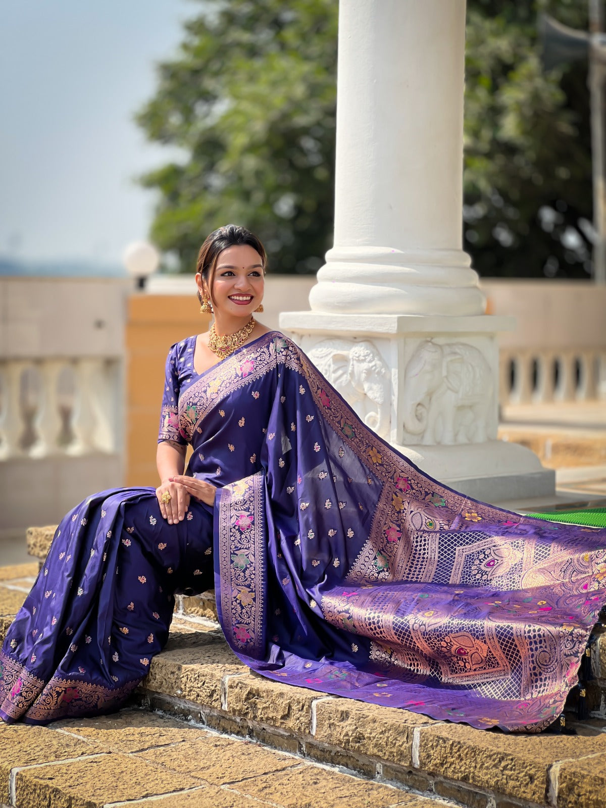 BANARASI - Navy