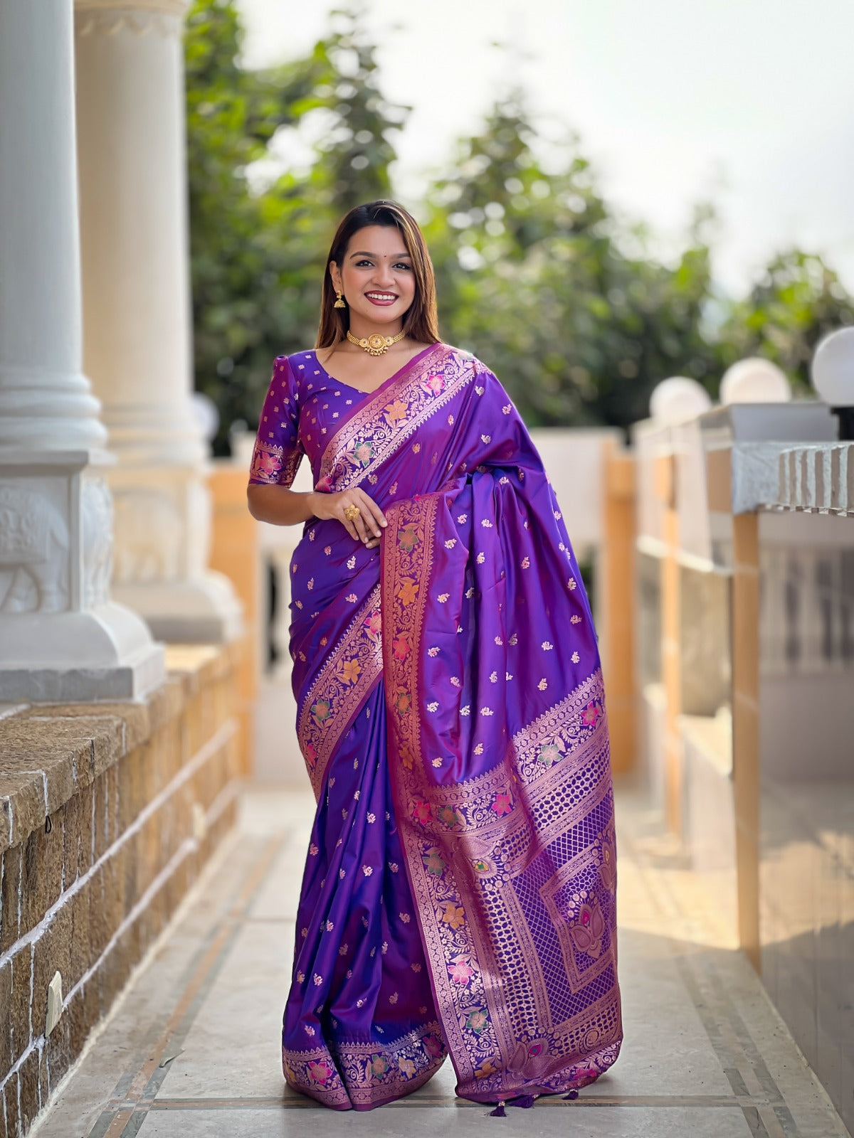   BANARASI - Purple