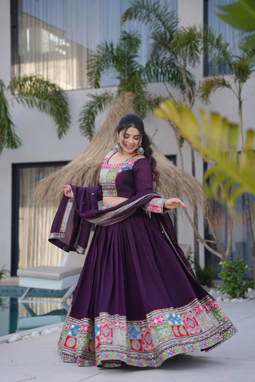 💃 Real Modeling Designer Party Lehenga Choli & Dupatta Set